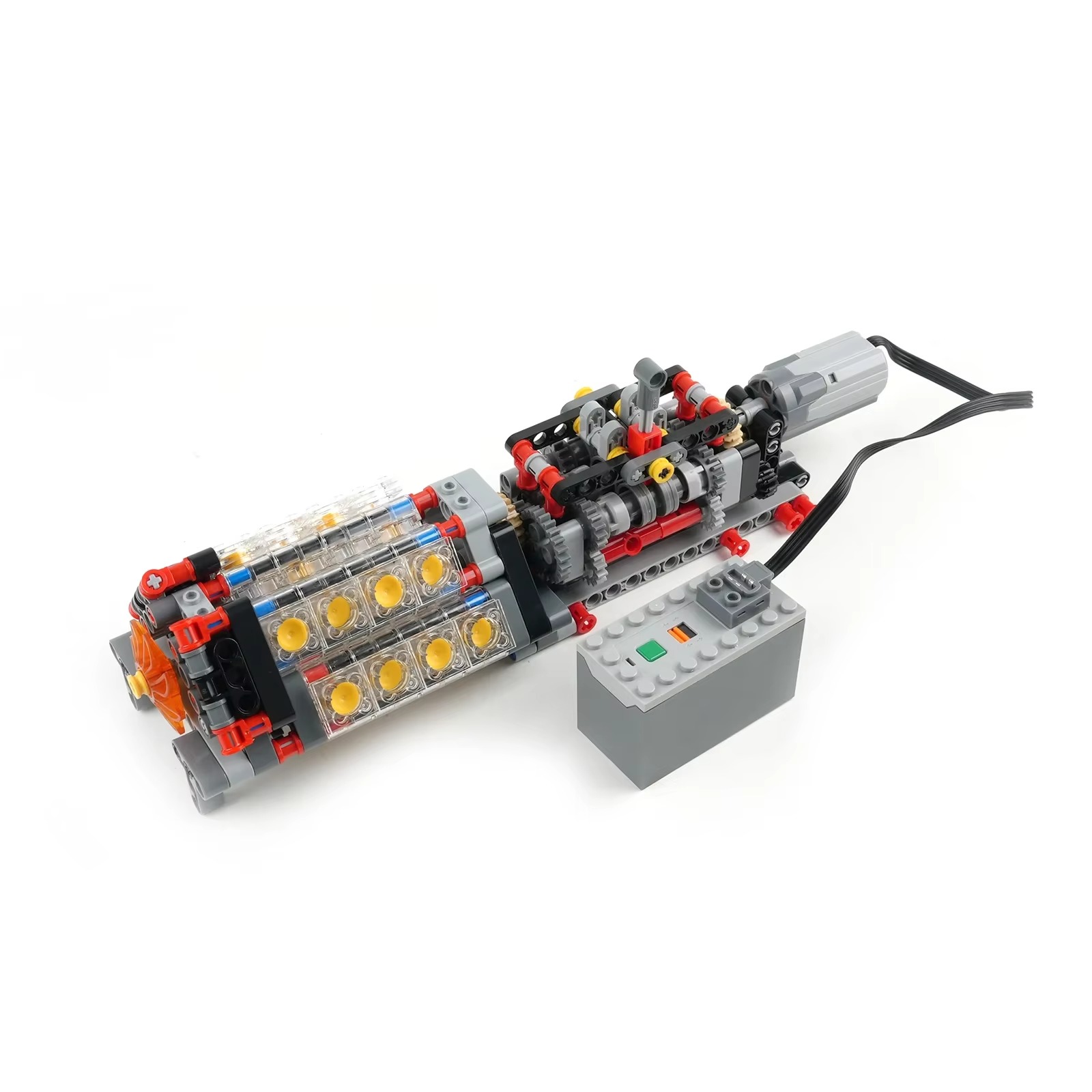 High-Tech Transparent V16 Engi - Model Kit Engine recension och pris