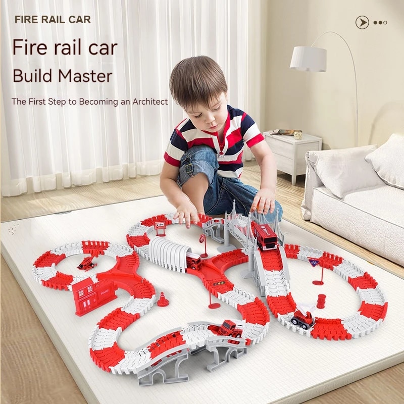 Fire Engine Track Assembling C - Model Kit Engine recension och pris
