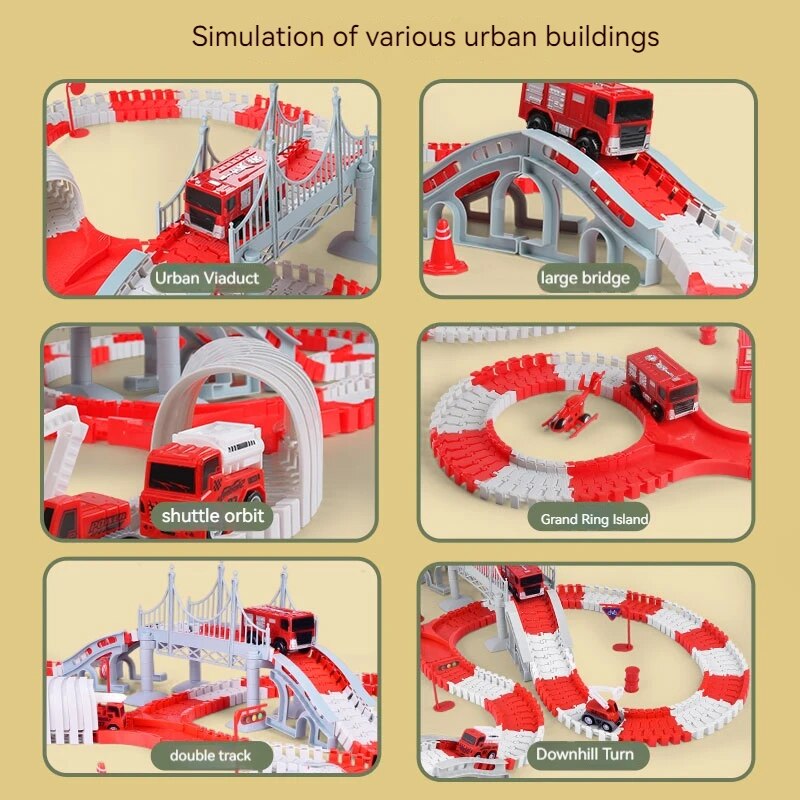 Fire Engine Track Assembling C - Model Kit Engine recension och pris