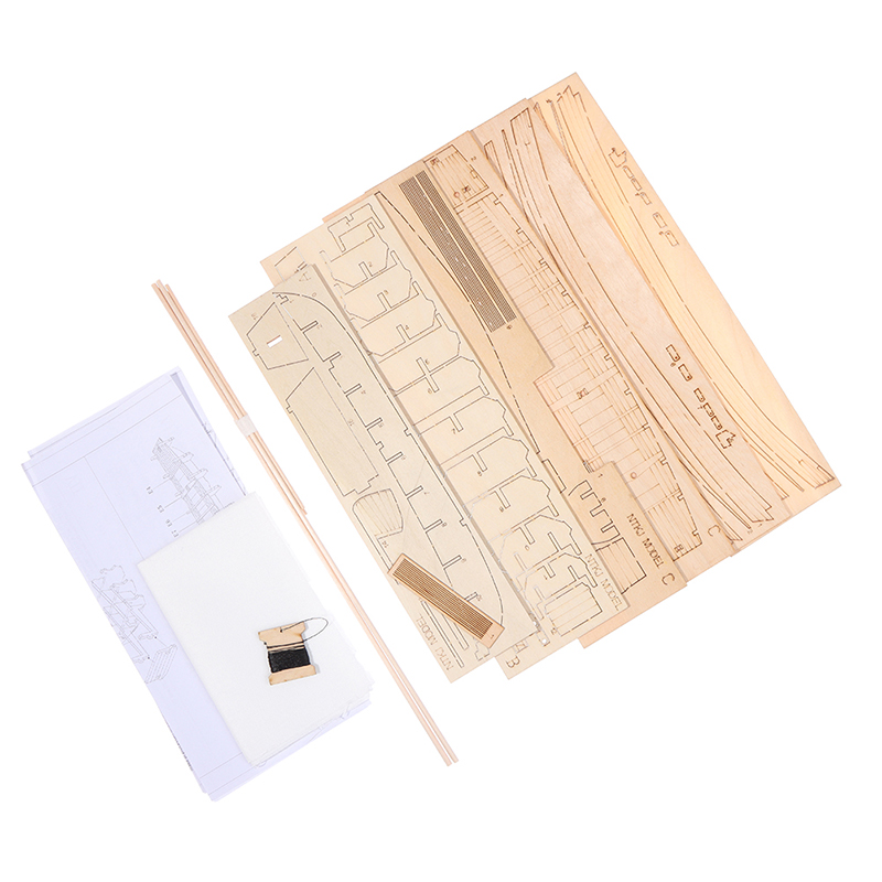 1pcs Chinese sand boat wooden  - Model Kit Yacht recension och pris