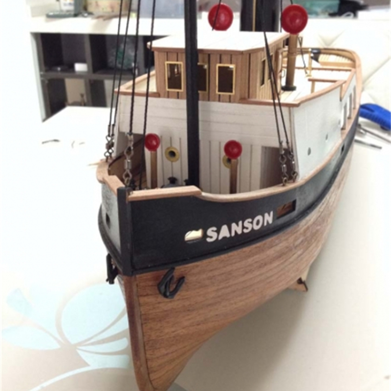 1:50 Laser-cut Wooden Boat Mod - Model Kit Yacht recension och pris