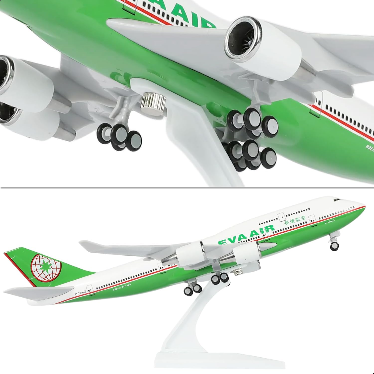 30cm EVA Air B747 Resin Aircra - Model Kit Eva recension och pris