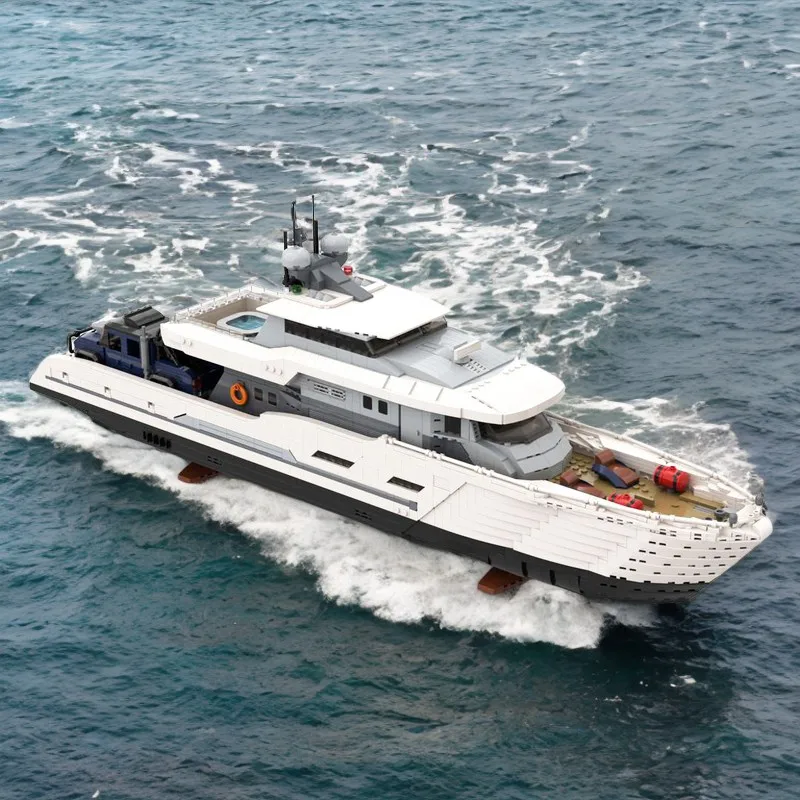 4367PCS White Moc Explorer Yac - Model Kit Yacht recension och pris