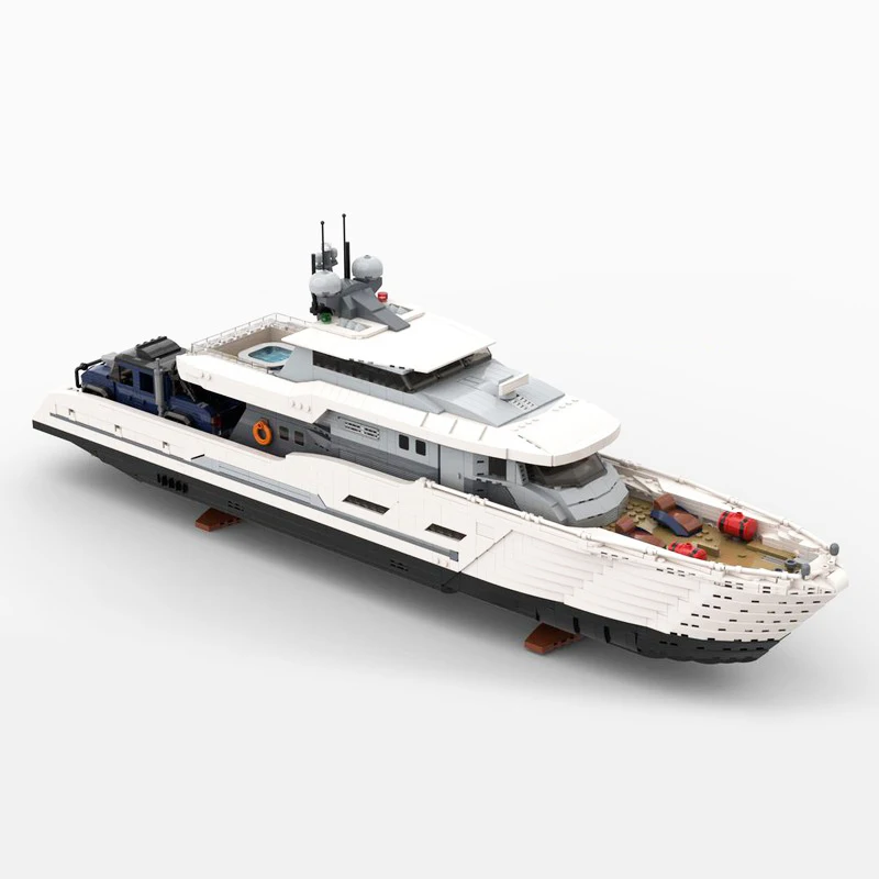 4367PCS White Moc Explorer Yac - Model Kit Yacht recension och pris