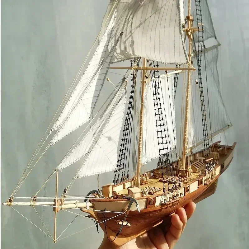 Wooden Assembled Antique Sailb - Model Kit Yacht recension och pris