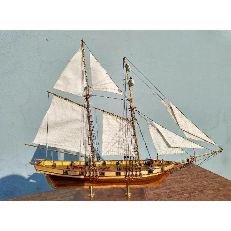Wooden Assembled Antique Sailb - Model Kit Yacht recension och pris