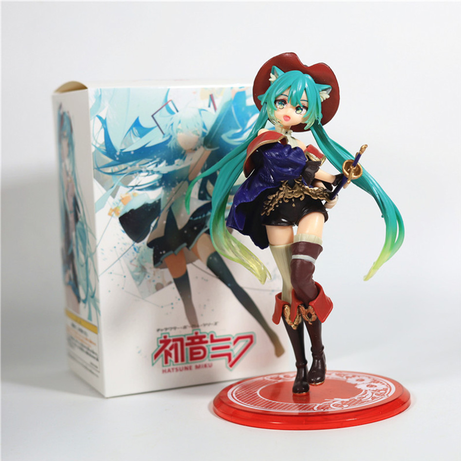 Hatsune Miku Desktop Cute Acti - Model Kit Anime Girl recension och pris