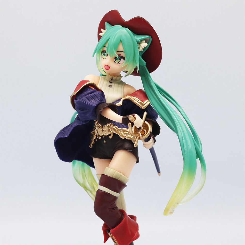 Hatsune Miku Desktop Cute Acti - Model Kit Anime Girl recension och pris
